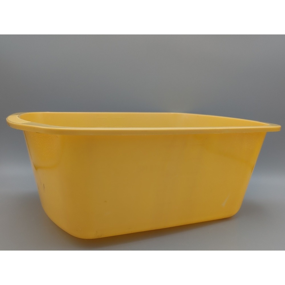 Vintage Vollrath Graduated Hospital Basin Harvest Gold Plastic